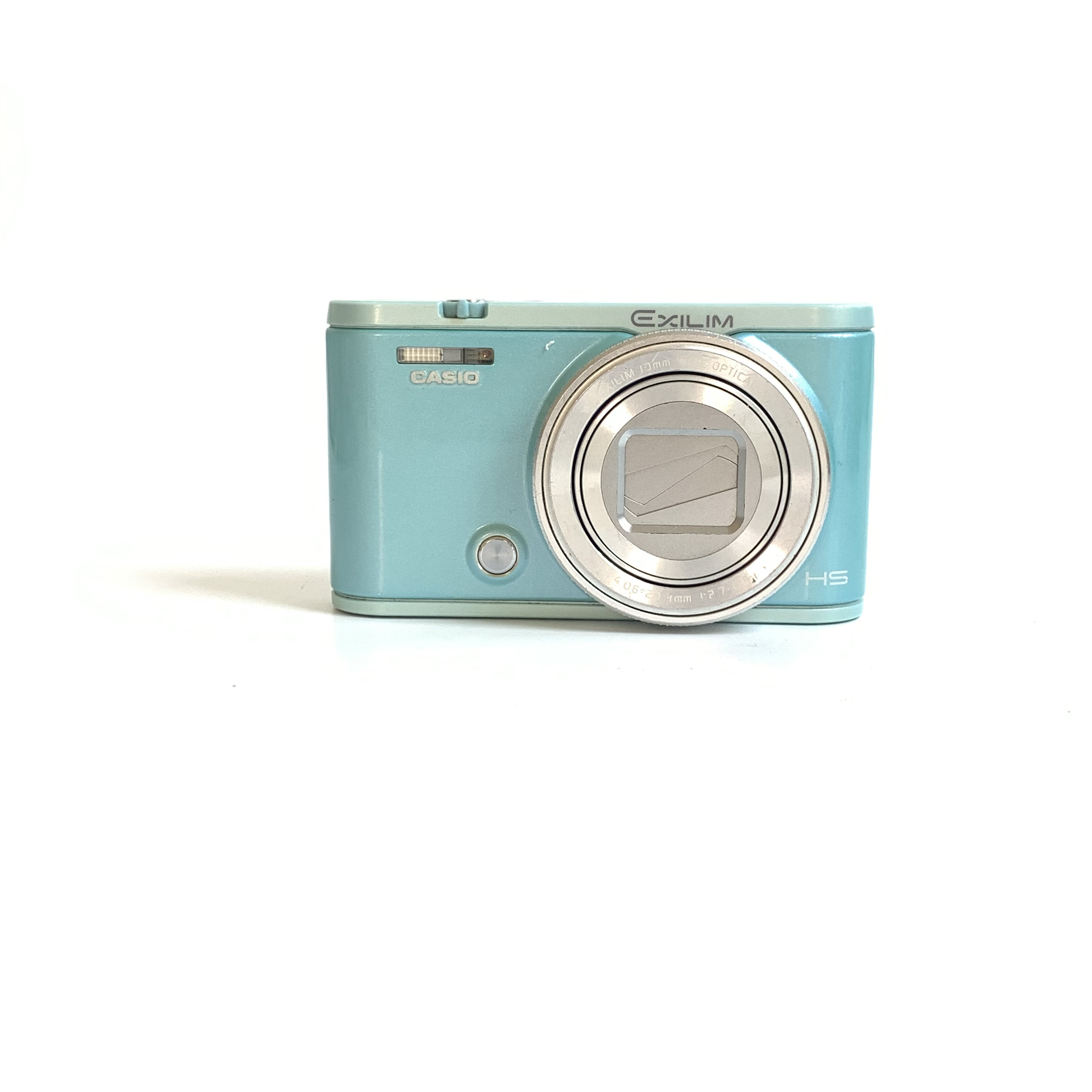 95新 Casio/卡西欧 zr5000 湖蓝色 1210万像素 ccd