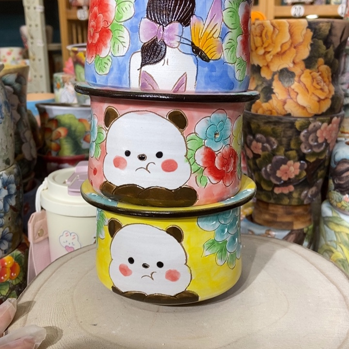 红陶景德镇艺术手绘作品