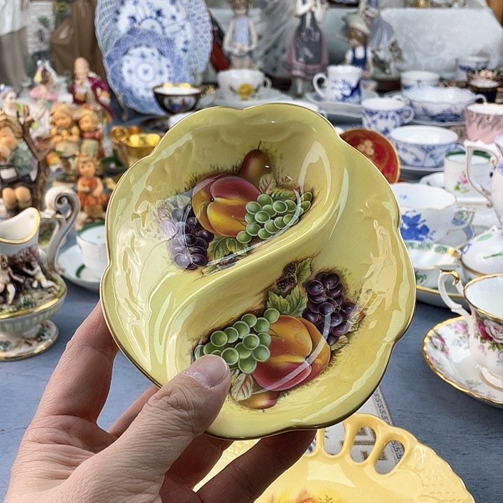 中古欧瓷瓷器小房子