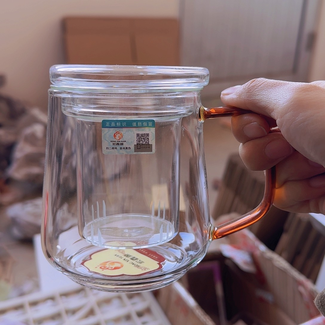 高硼硅玻璃茶水分离款S028 