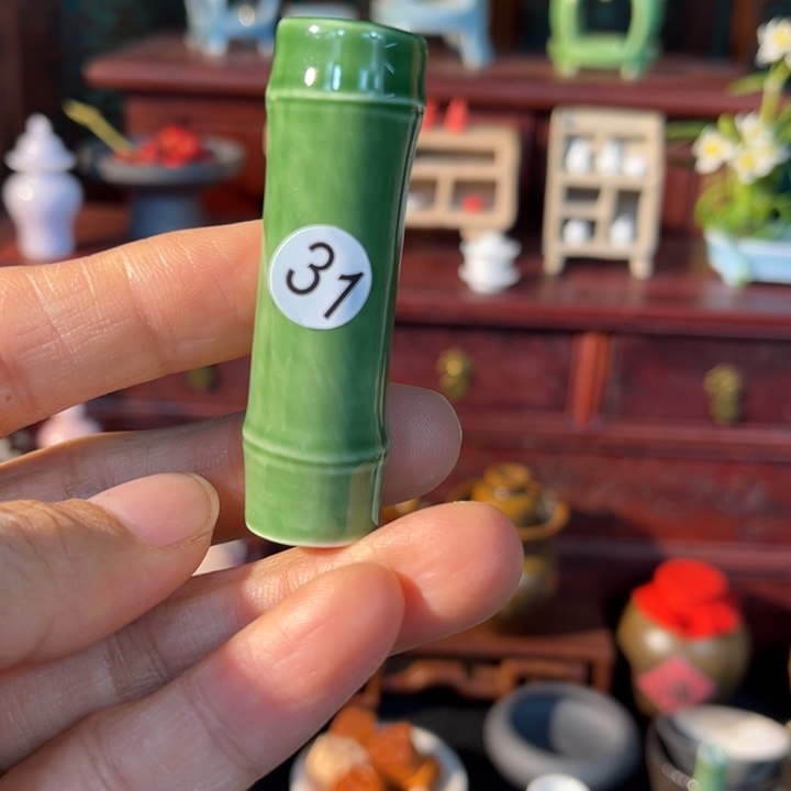 摆件微陶老王迷你花瓶