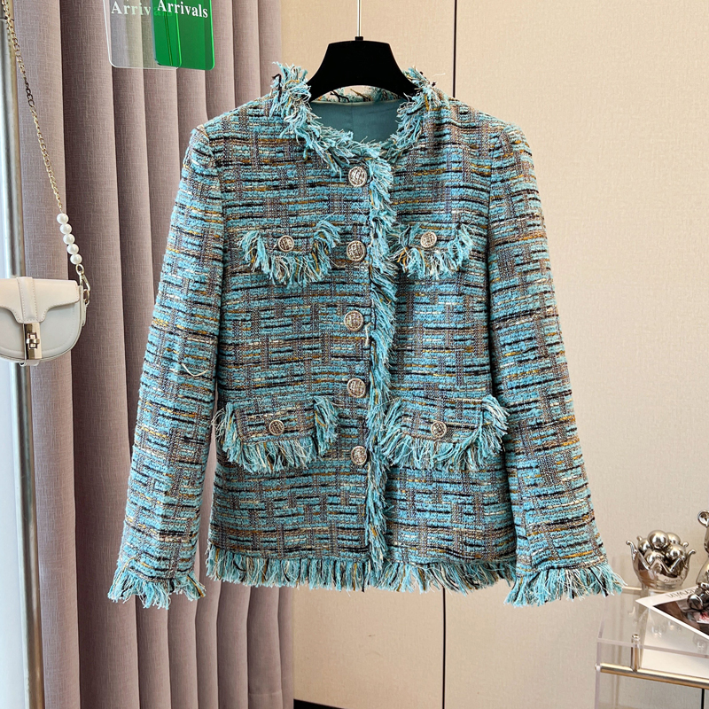 【禅意衣橱】MSSY秋冬小香风外套流苏显瘦外套显瘦气质60022