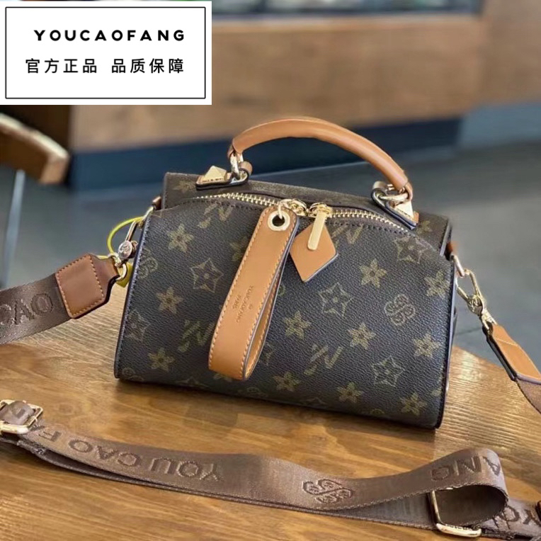 YOUCAOFANG/优草坊新款复古时尚轻奢百搭单肩斜挎手提包女士