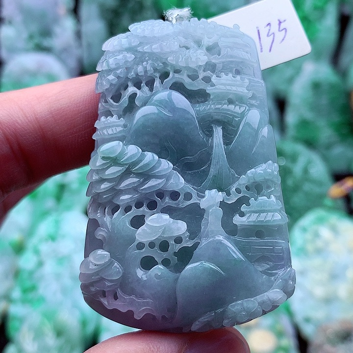 翡翠吊坠(不含链)未镶嵌