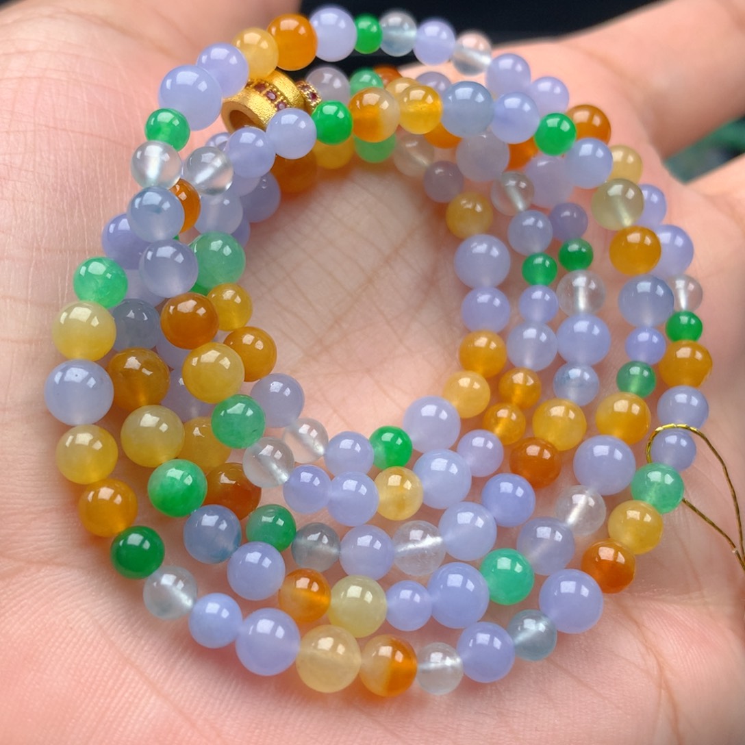 翡翠手链未镶嵌卡