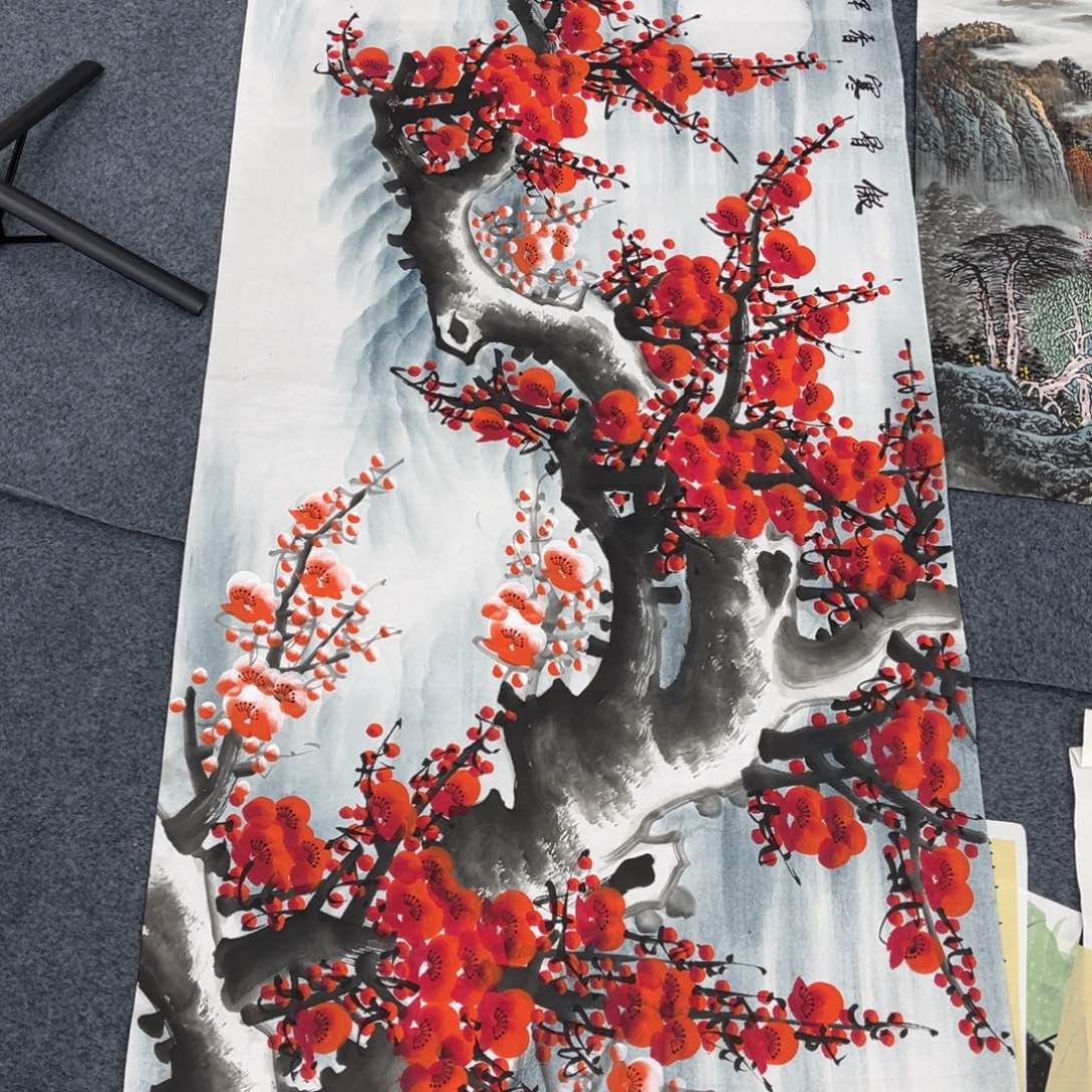 国画宣纸手绘，手工作品