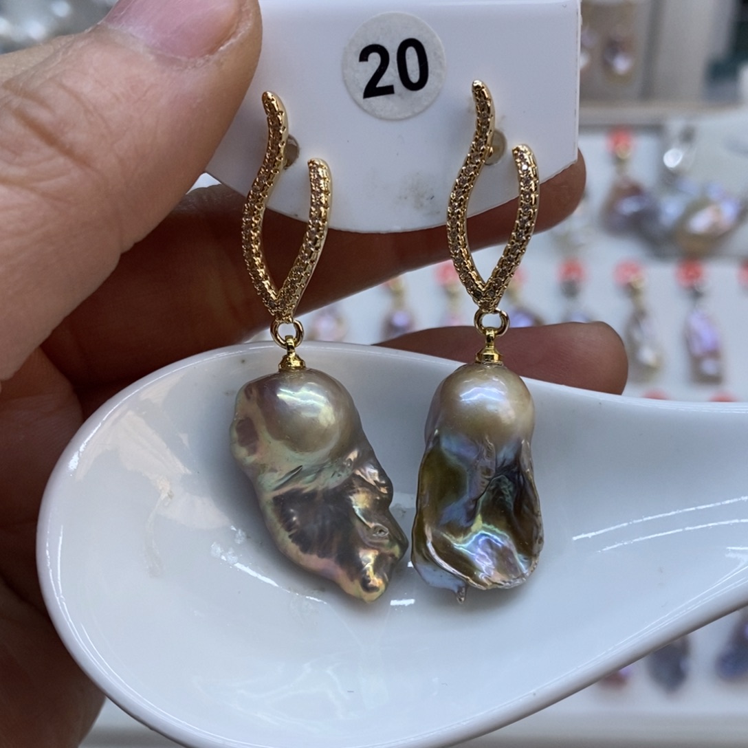 美丽哦哦哦淡水珍珠未镶嵌