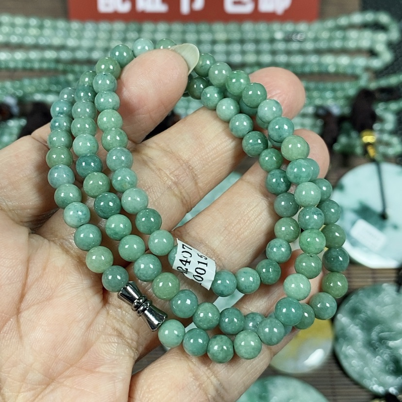 【闪购商品】翡翠颈饰未镶嵌玉项链卡5.8长55厘米