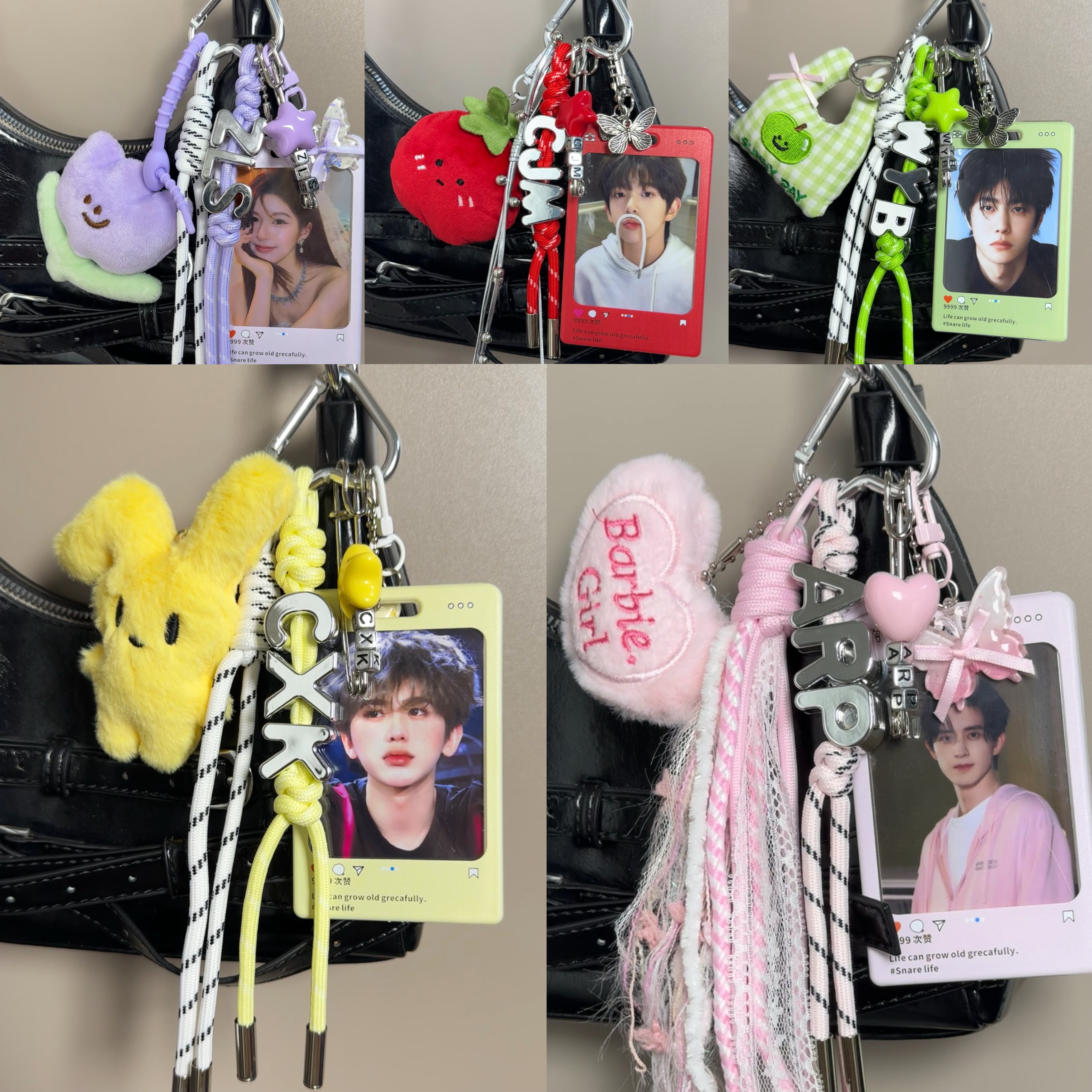 【双人多人团】ins风原创手工明星应援挂