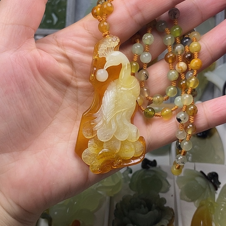 未镶嵌蛇纹石玉吊坠(不含链)