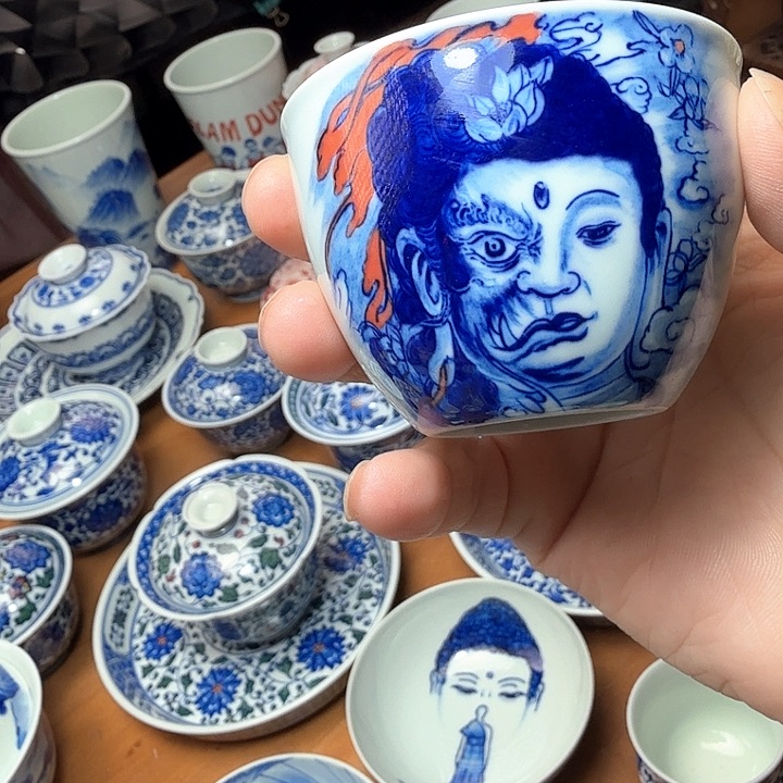 陶手绘一念缸杯福利款