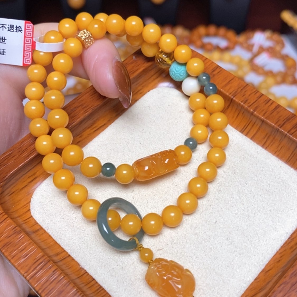 【闪购商品】蜜蜡手链未镶嵌手串