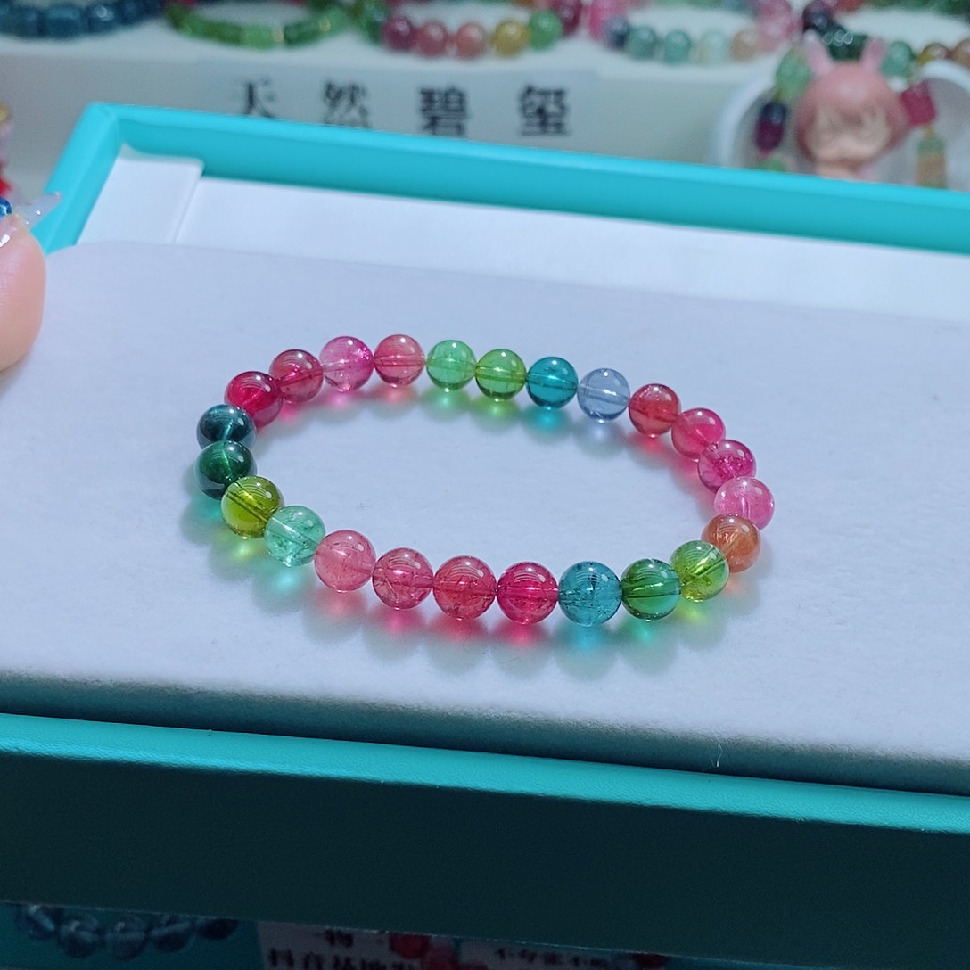 手链未镶嵌碧玺7.m左右