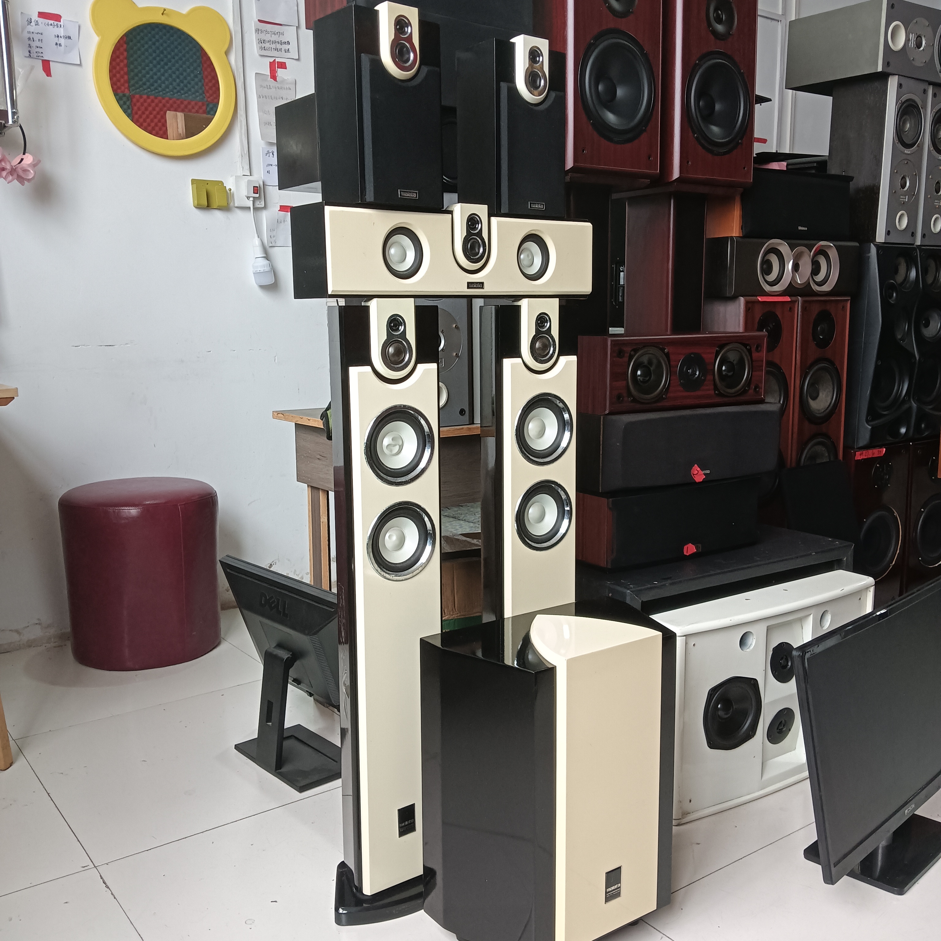 不包邮，音箱套装6件套如图