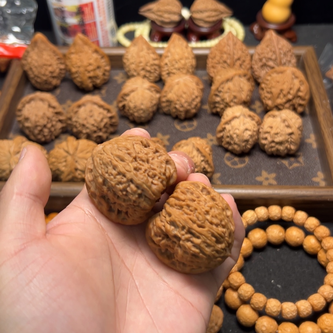 水***王核桃手串/手链老树南疆石40