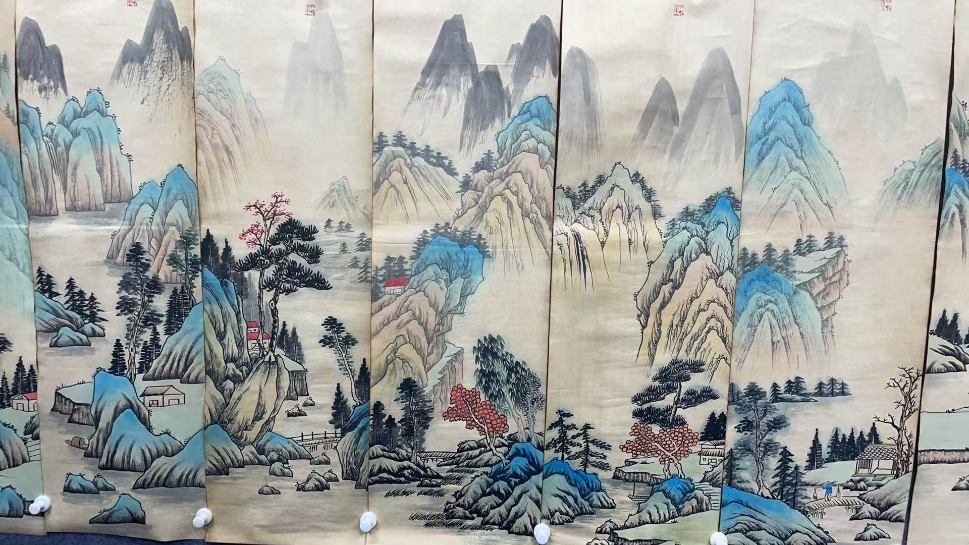 【四季】精品十二条屏装饰画通用链接