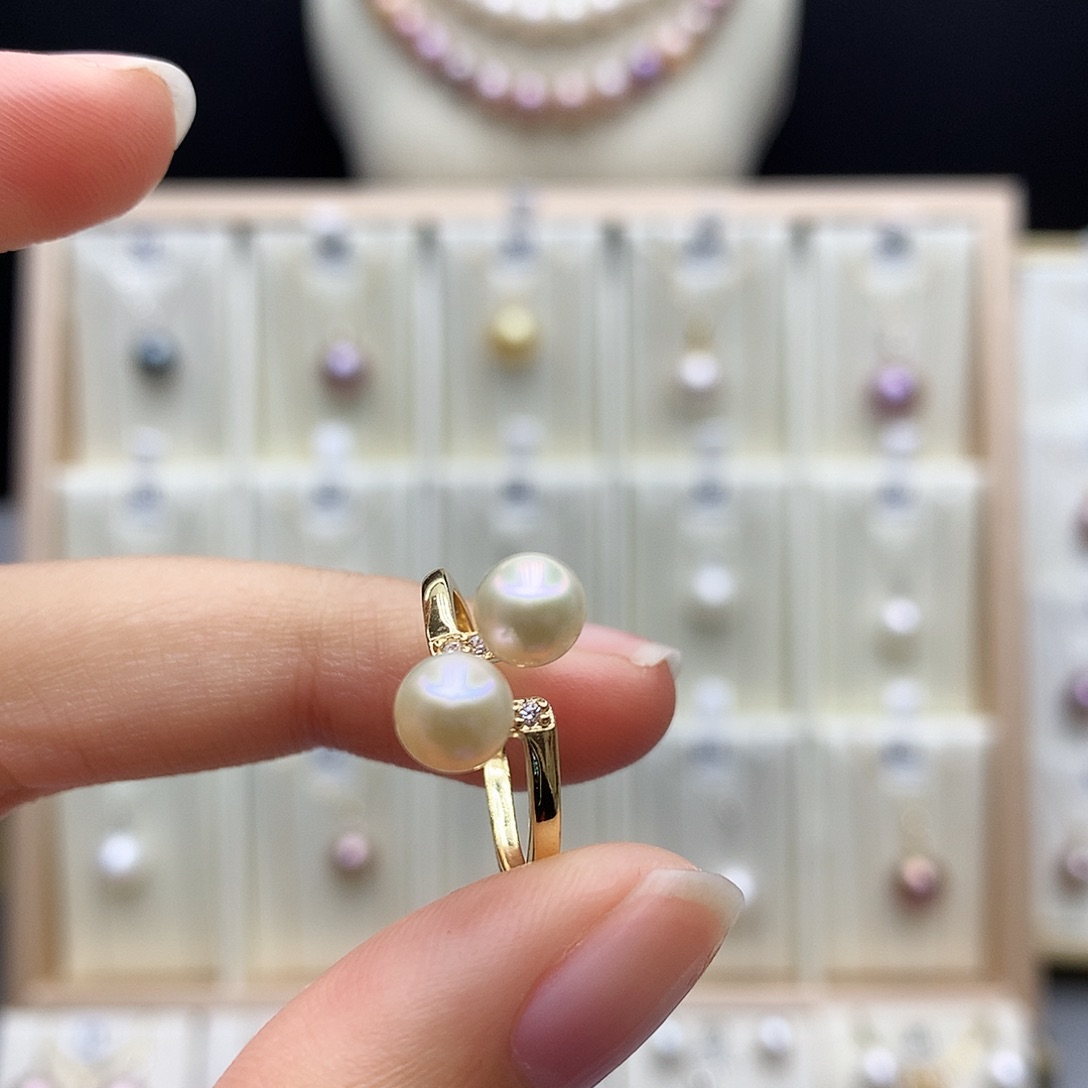 合金淡水珍珠颈饰