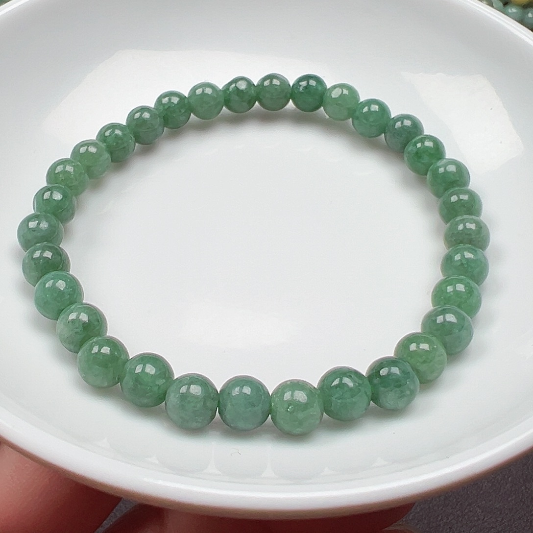 翡翠手链未镶嵌熊**斯货主老华