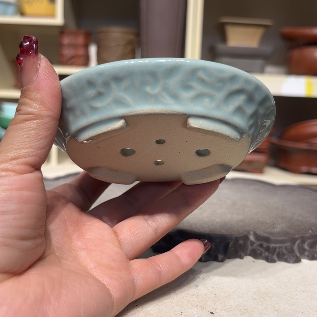 紫砂花盆瑕疵2.5-11-9。。。。