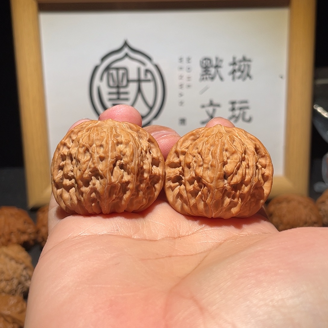 九***！把件文玩核桃37全品磨盘