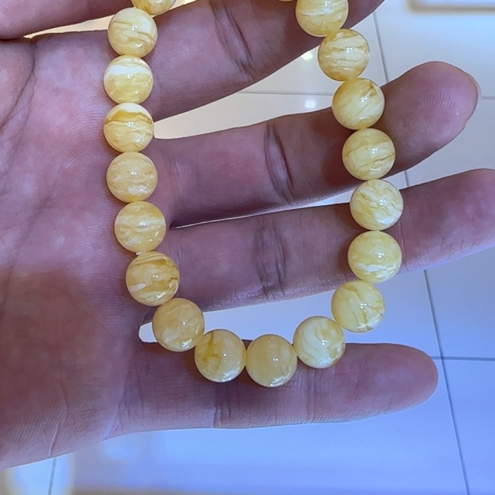 手链琥珀未镶嵌天然蜜蜡