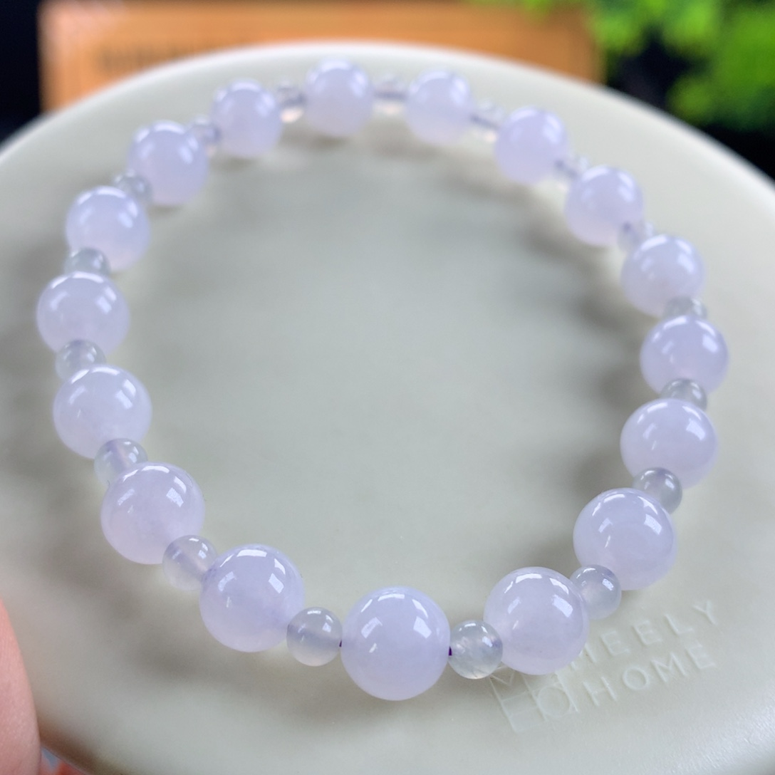 翡翠未镶嵌手链卡3.6～7