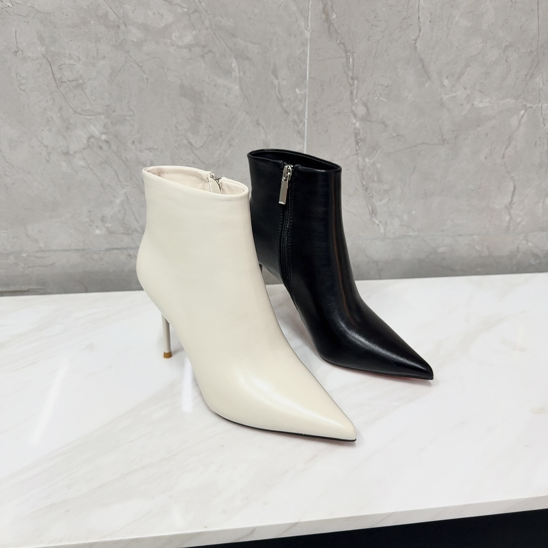 6683【VERIANNA】冬季新款时尚百搭高跟气质短靴女