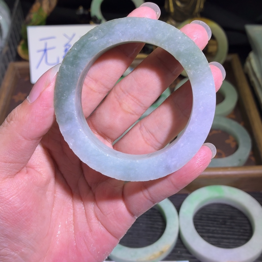 定制翡翠未镶嵌缅甸翡翠A货手镯毛胚定制