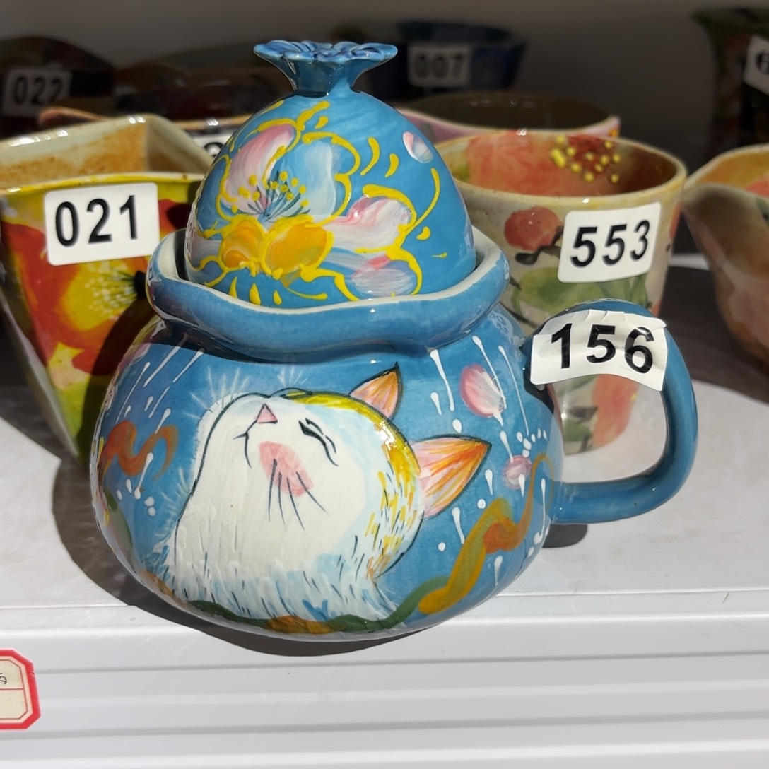 景德镇手绘高温釉下彩陶瓷茶具