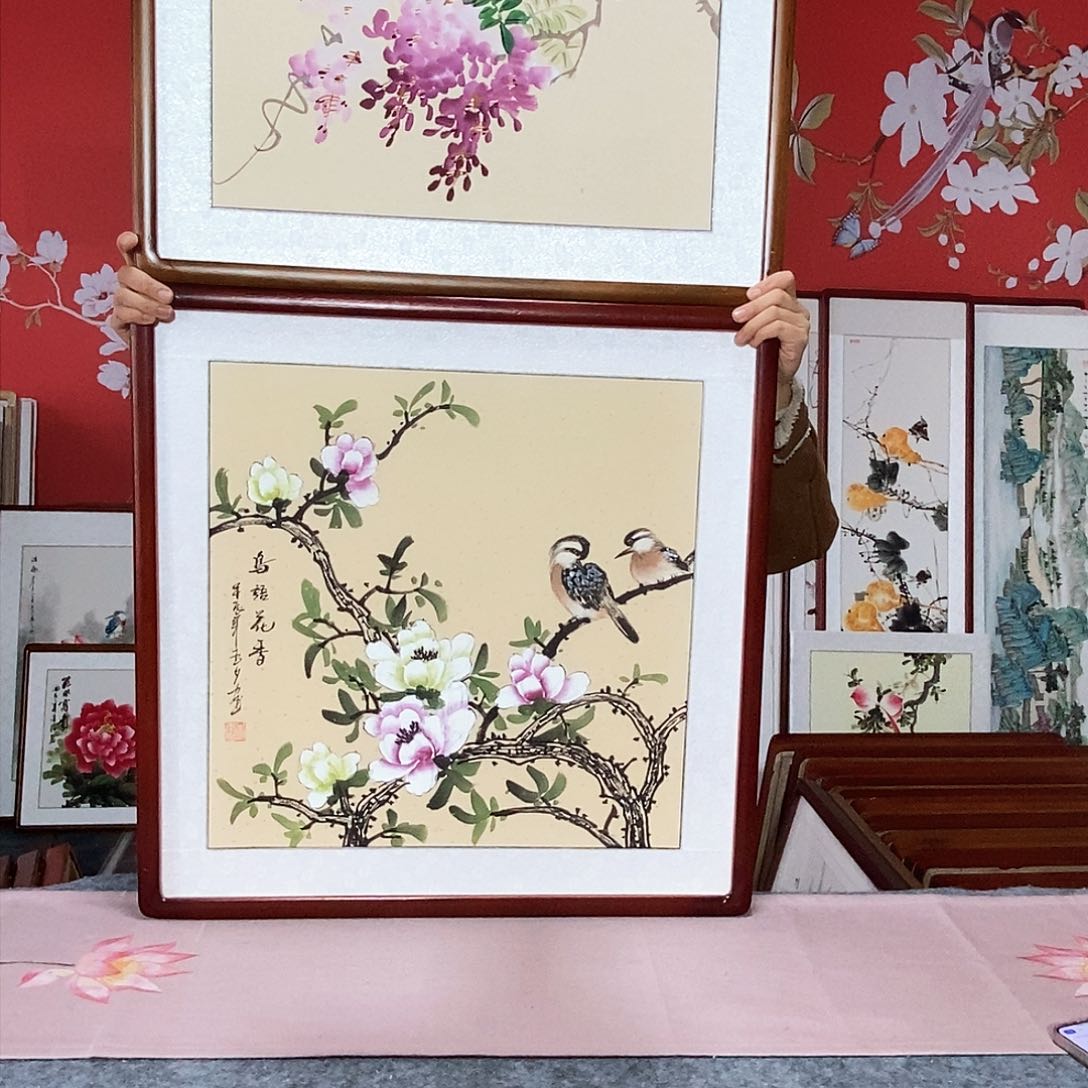 国画手写手绘国画63✖️63包邮