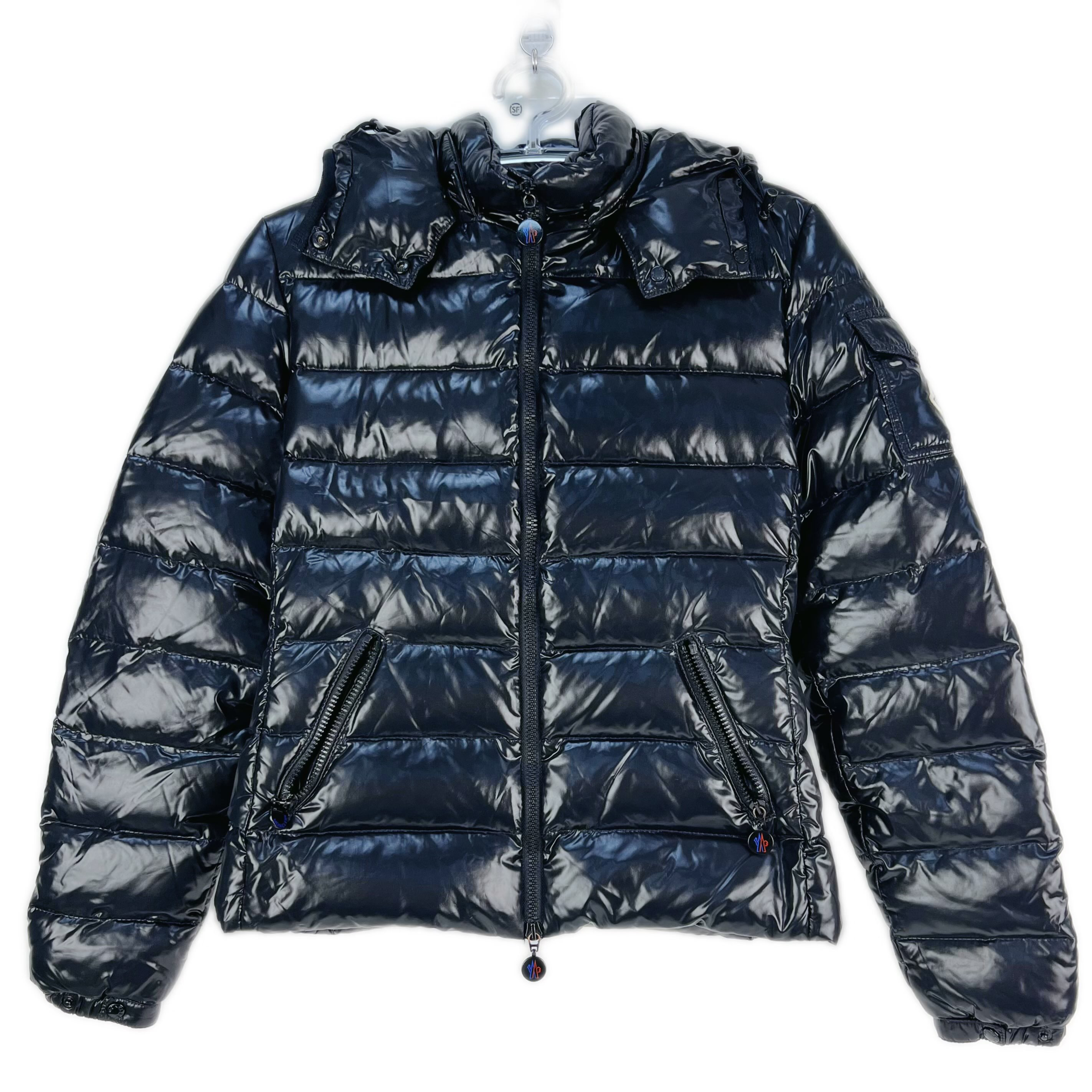 99新 MONCLER 0码 Bady系列黑色连帽羽绒服 99新 sz0600