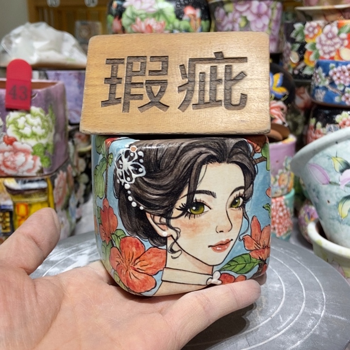 景德镇艺术手绘作品