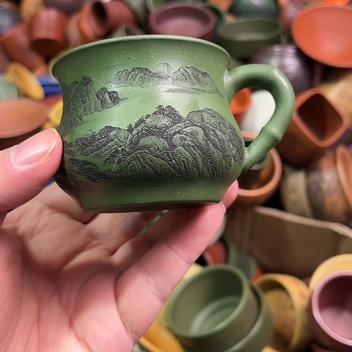 紫砂茶杯全手工紫砂主人杯