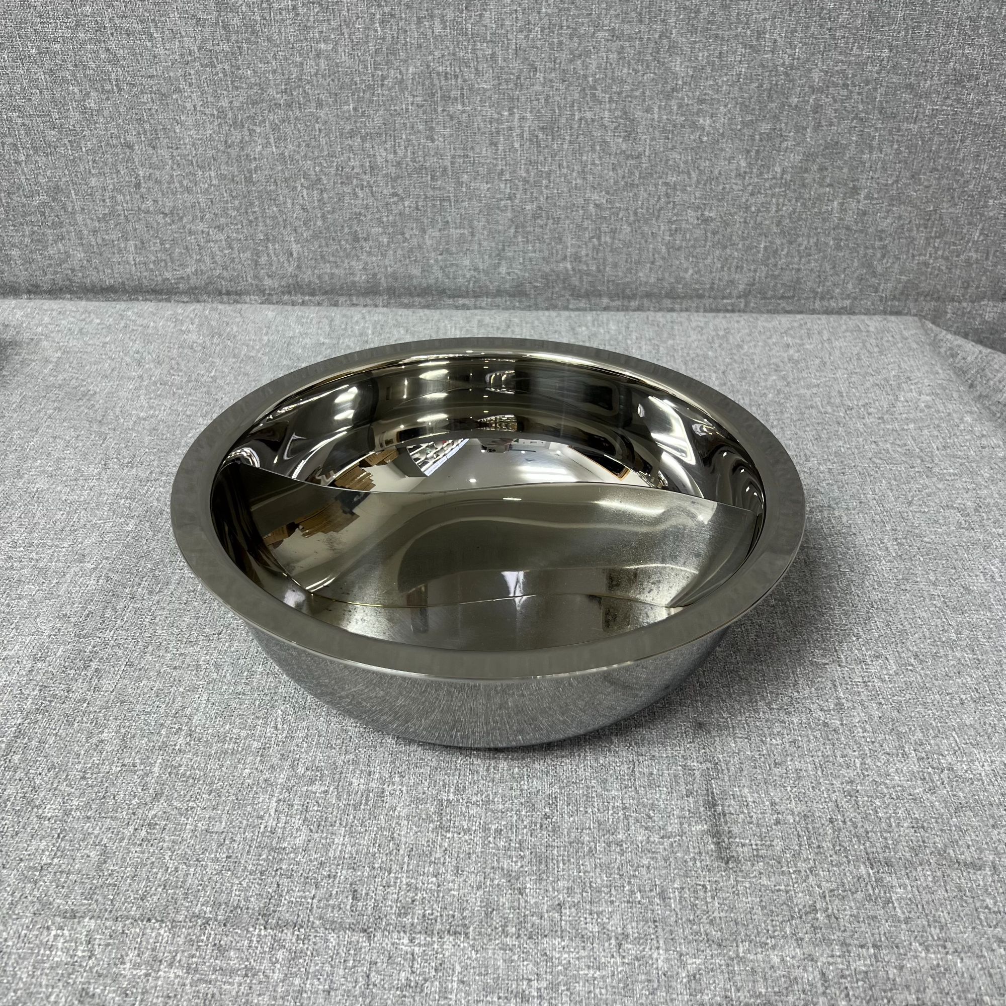 4-007 不锈钢鸳鸯盆 宽边多用盆 26*9cm 重约1.31KG