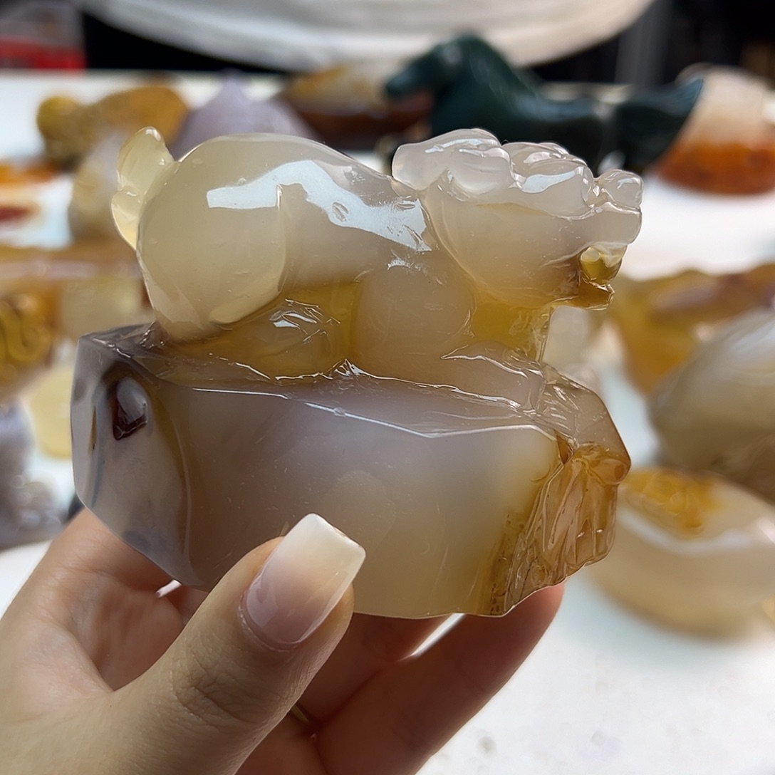 玛瑙/玉髓未镶嵌颈饰