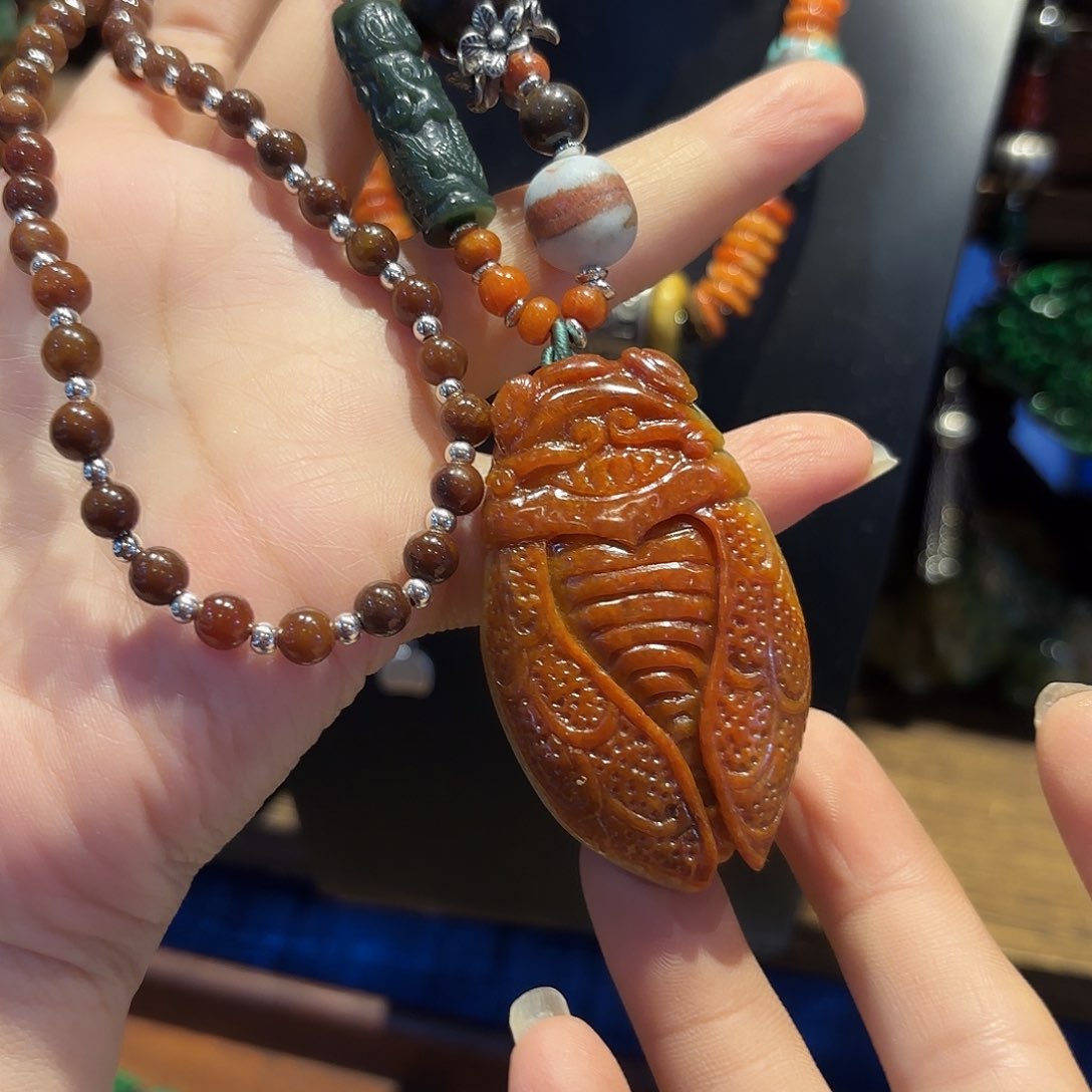 翡翠颈饰未镶嵌原创