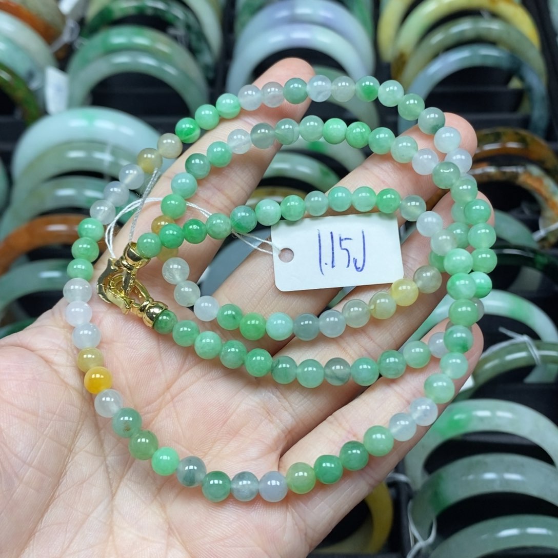 翡翠项链未镶嵌项链42号