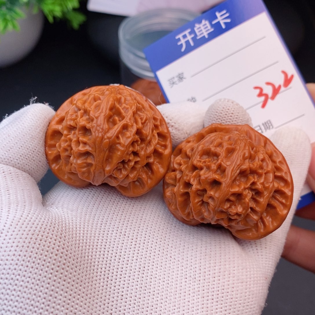 文玩核桃把件42宫灯322