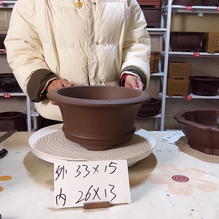 紫砂花盆紫砂花盆