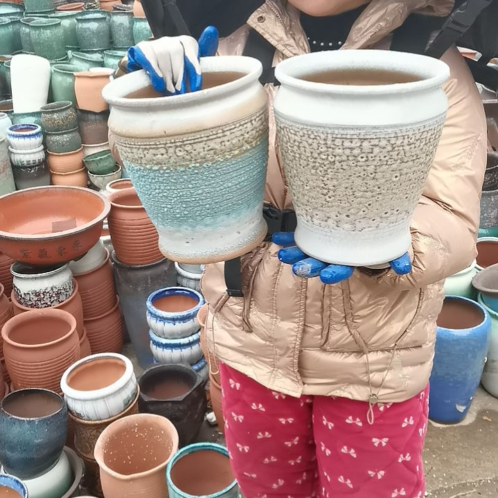 红陶口18高22～瑕疵