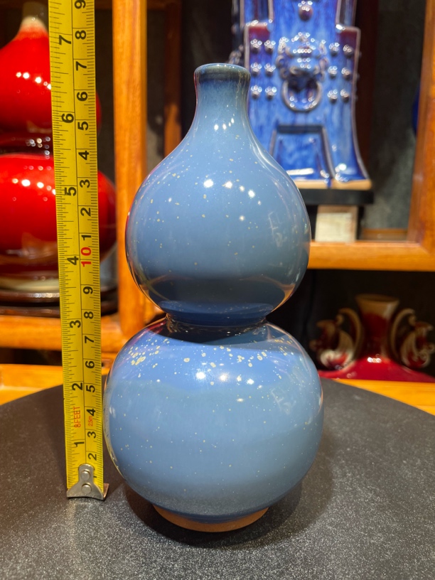 瓷片炉钧葫芦 居家小摆件