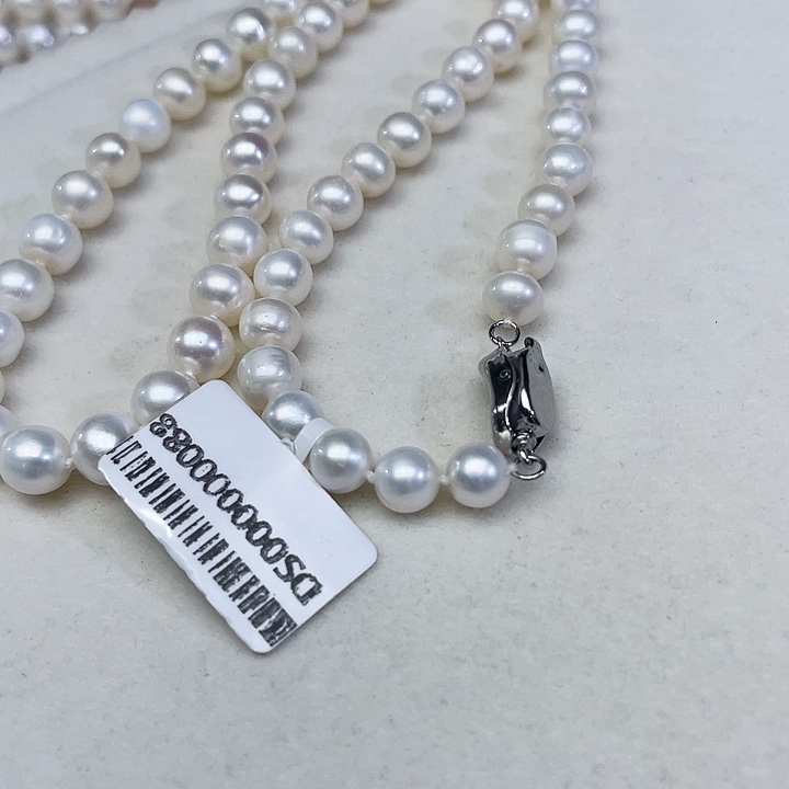 未镶嵌淡水珍珠颈饰卡7➕极光冷白丝绸光