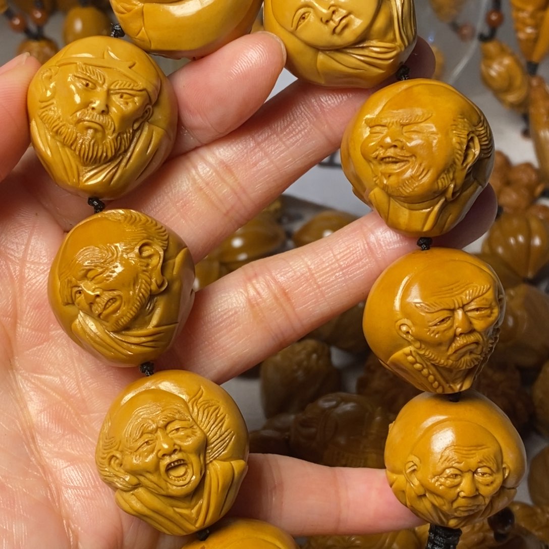 橄榄核手串/手链用****5浮雕罗汉
