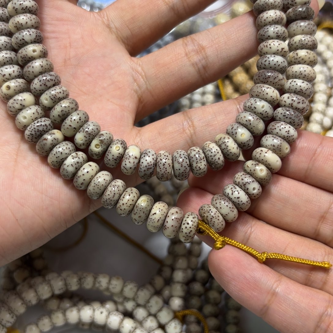 清***和手串星月菩提星月石玉料10*5