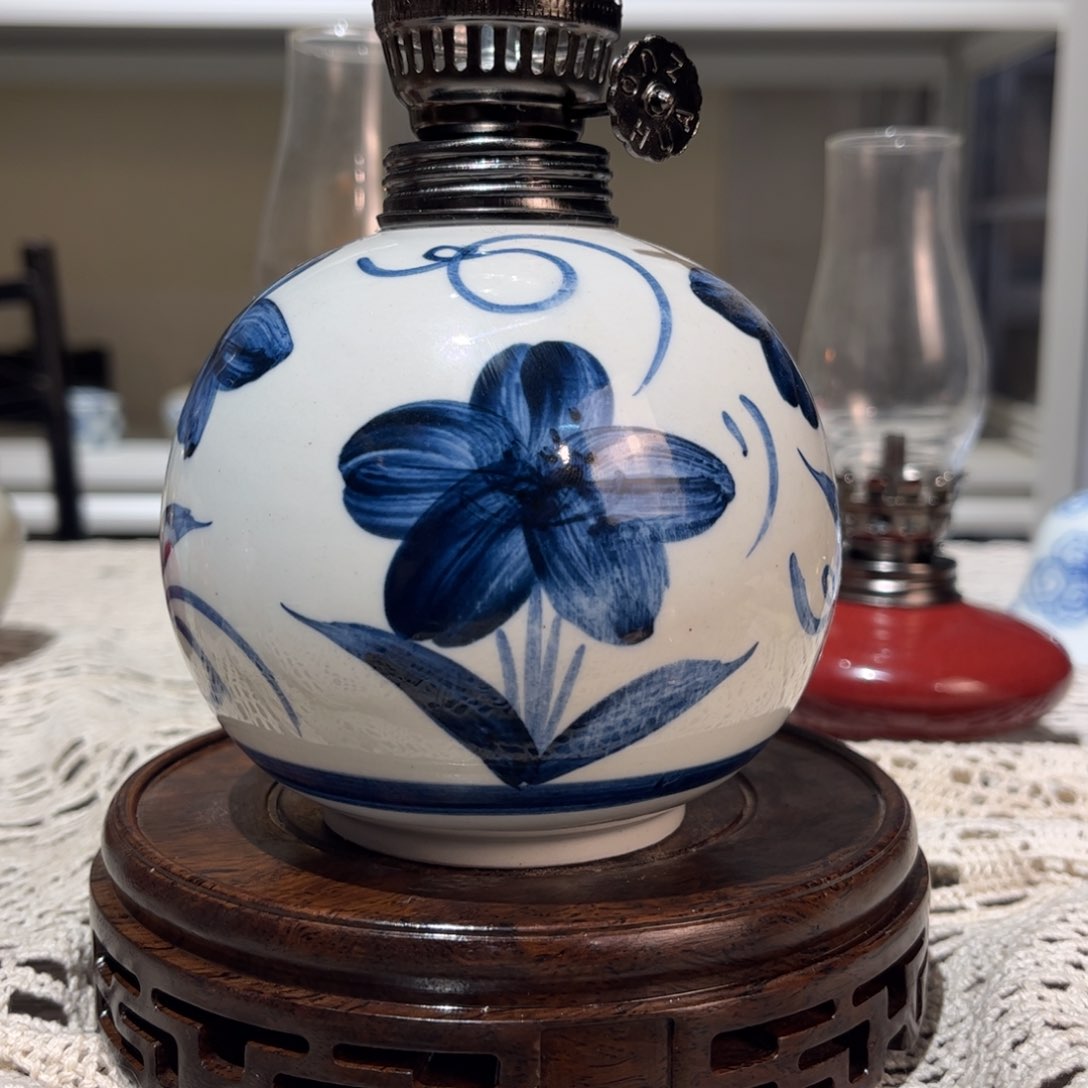 摆件景德镇陶瓷香薰灯