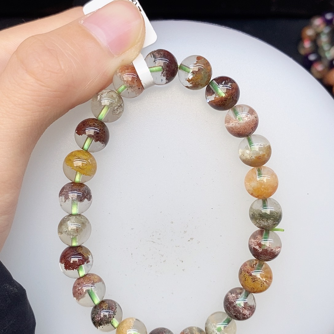 水晶手链未镶嵌32四季幽灵8mm