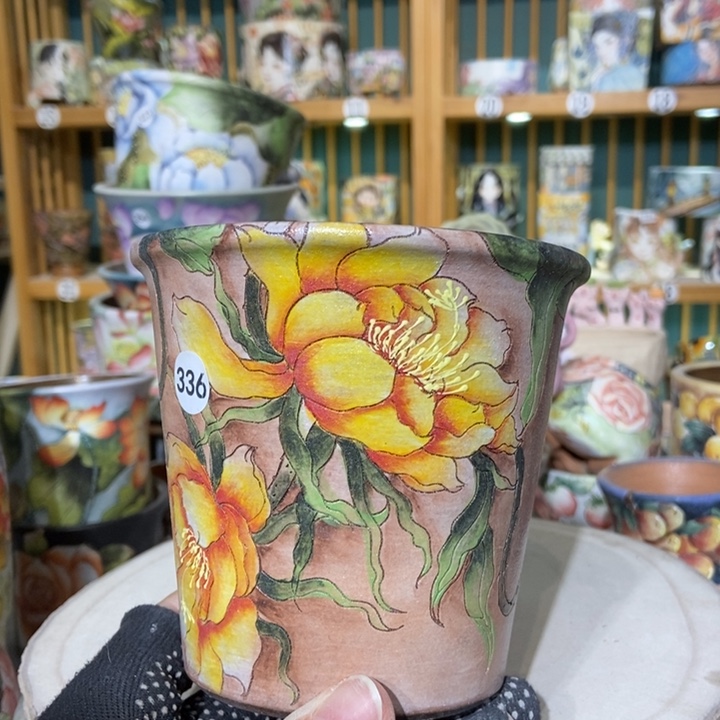 红陶景德镇艺术手绘作品