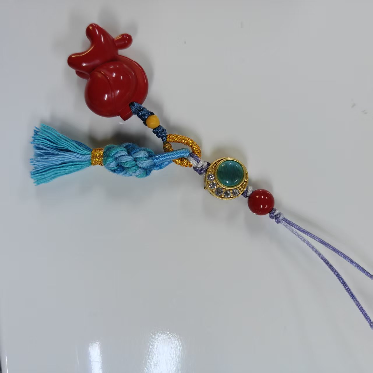 含辰砂工艺品PJ35高含量马年朱砂设计款手工手机挂件多样性发一