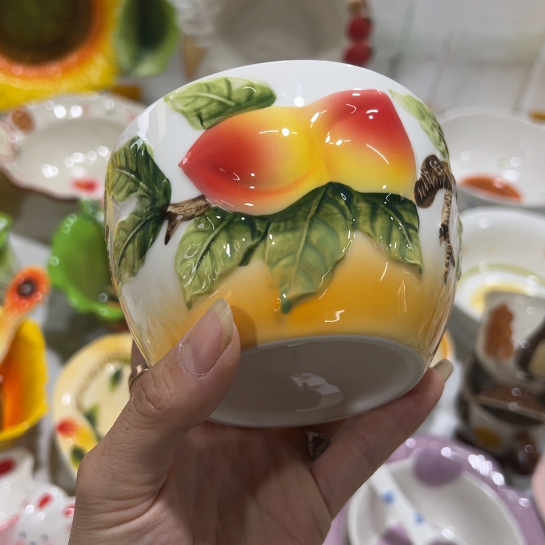 竹高温陶瓷釉下彩正品！2个