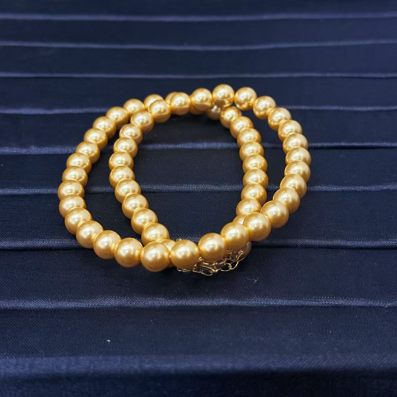 非金属仿珍珠吊坠 金色单珠吊坠*（多样性发一件）